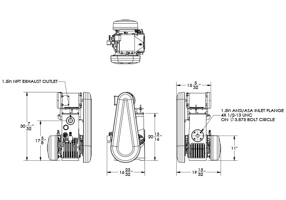 Univac vacuum pump diagram